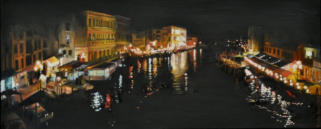 From the Rialto Bridge, 2013, Oil on Canvas