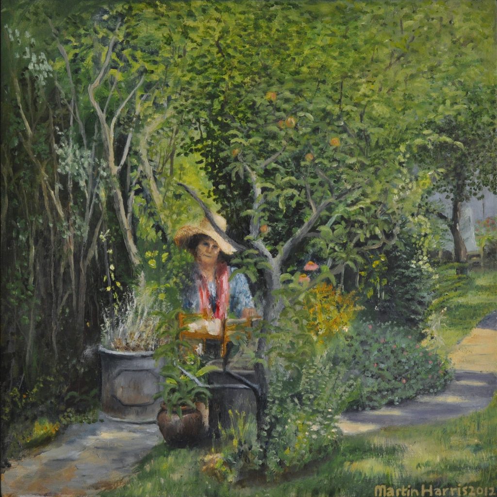Painting in the Garden, 2012, Oil on Canvas